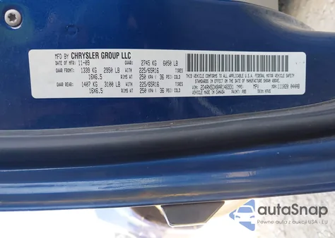 2010 Dodge Grand Caravan Sxt из США, поврежденный, VIN 2D4RN5DX8AR146931